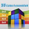 3D Cube Assembler, free puzzle game in flash on FlashGames.BambouSoft.com