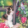 Art Kittens Puzzles, free art jigsaw in flash on FlashGames.BambouSoft.com