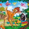 Bambi Jigsaw, free cartoons jigsaw in flash on FlashGames.BambouSoft.com