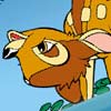 Bambi Puzzle, free cartoons jigsaw in flash on FlashGames.BambouSoft.com