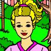Barbie Colors, free colouring game in flash on FlashGames.BambouSoft.com