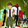 Ben 10 Characters, free cartoons jigsaw in flash on FlashGames.BambouSoft.com