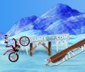 Bike Mania On Ice, jeu de moto gratuit en flash sur BambouSoft.com