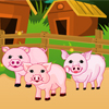 Baby Piggy Care, free kids game in flash on FlashGames.BambouSoft.com
