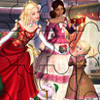 Barbie Christmas Jigsaw Puzzle, free cartoons jigsaw in flash on FlashGames.BambouSoft.com