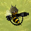 Bee Sting, free action game in flash on FlashGames.BambouSoft.com