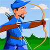 Blue Archer, free shooting game in flash on FlashGames.BambouSoft.com