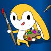 Aventure de Bunny, jeu de coloriage gratuit en flash sur BambouSoft.com