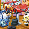 Cars 2, free art jigsaw in flash on FlashGames.BambouSoft.com