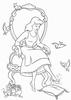 Cinderella -1, free colouring game in flash on FlashGames.BambouSoft.com