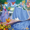 Cinderella Jigsaw, free cartoons jigsaw in flash on FlashGames.BambouSoft.com