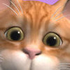Cat 3d, free animal jigsaw in flash on FlashGames.BambouSoft.com