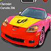Chevrolet Corvette Z06 Coloring, jeu de garon gratuit en flash sur BambouSoft.com