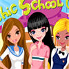 Chic School Girls, free dress up game in flash on FlashGames.BambouSoft.com