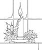Christmas candles -1, free colouring game in flash on FlashGames.BambouSoft.com