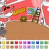Color Games - DinoSawUs Clubhouse, free colouring game in flash on FlashGames.BambouSoft.com