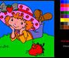 Coloriage Charlotte Aux Fraises, jeu de coloriage gratuit en flash sur BambouSoft.com
