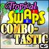 Tropical Swaps - Combotastic, free puzzle game in flash on FlashGames.BambouSoft.com
