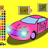 Cool Car Coloring, free colouring game in flash on FlashGames.BambouSoft.com