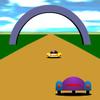 Crazy Car Race Game, free kids game in flash on FlashGames.BambouSoft.com