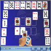 Crescent Solitaire Deluxe, free cards game in flash on FlashGames.BambouSoft.com