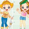 Cute baby, free dress up game in flash on FlashGames.BambouSoft.com