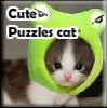 Cute Puzzle Cat, free animal jigsaw in flash on FlashGames.BambouSoft.com