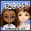 Liberty & J.T. Dressup, free dress up game in flash on FlashGames.BambouSoft.com