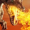 dragon vs. humans, free art jigsaw in flash on FlashGames.BambouSoft.com