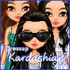 Dressup Kim, Khloe & Kourtn, free dress up game in flash on FlashGames.BambouSoft.com