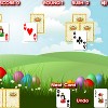 Easter Bunny Solitaire, free cards game in flash on FlashGames.BambouSoft.com