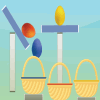 Easter Physics, free puzzle game in flash on FlashGames.BambouSoft.com