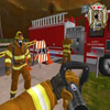 Fire Fighting Truck, free car game in flash on FlashGames.BambouSoft.com