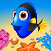 Fish! Let's Jump, free puzzle game in flash on FlashGames.BambouSoft.com