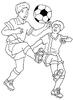 Football - Soccer - 1, free colouring game in flash on FlashGames.BambouSoft.com