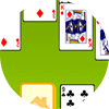 Cards game Golf Solitaire