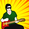 Guitar Jam, free musical game in flash on FlashGames.BambouSoft.com