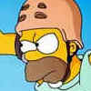 Homer Simpson Skate, free cartoons jigsaw in flash on FlashGames.BambouSoft.com