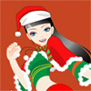 Happy Christmas Dressup, free dress up game in flash on FlashGames.BambouSoft.com