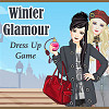 Winter Glamour MEGA DRESS UP, jeu de mode gratuit en flash sur BambouSoft.com
