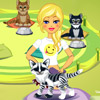 Jennifer Rose: Cat Grooming, free management game in flash on FlashGames.BambouSoft.com