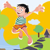 Jumping Fun, jeu d'adresse gratuit en flash sur BambouSoft.com