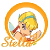 Winx Club Just Stella, free cartoons jigsaw in flash on FlashGames.BambouSoft.com