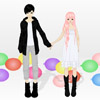 Justbefriends couple creator, free dress up game in flash on FlashGames.BambouSoft.com