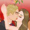 Kiss Under the Mistletoe, free girl game in flash on FlashGames.BambouSoft.com