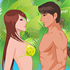 Kiss, free girl game in flash on FlashGames.BambouSoft.com