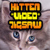 Kitten VIDEO Jigsaw, free animal jigsaw in flash on FlashGames.BambouSoft.com