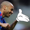 La main de / The hand of Thierry Henry, free soccer game in flash on FlashGames.BambouSoft.com
