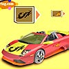 Coloriage de la Voiture Lamborghini Murcielago, jeu de garon gratuit en flash sur BambouSoft.com