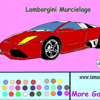 Lamborgini Murcielago Coloring, free boy game in flash on FlashGames.BambouSoft.com